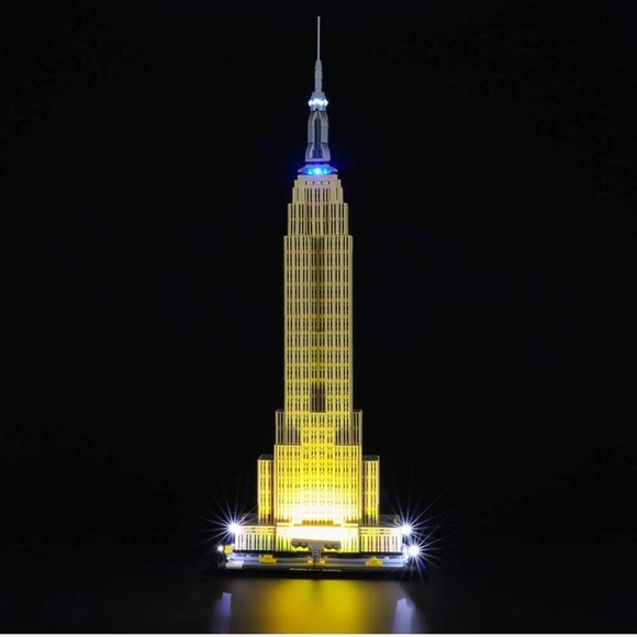 Briksmax Other - Briksmax Led Lighting Kit for Empire State Building Lego 21046 Building Blocks